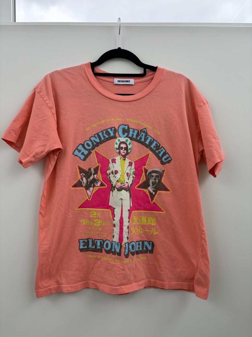 Daydreamer Elton John “Honky Château” Graphic Tee — Desert Flower (Size XS) - Picture 3 of 6